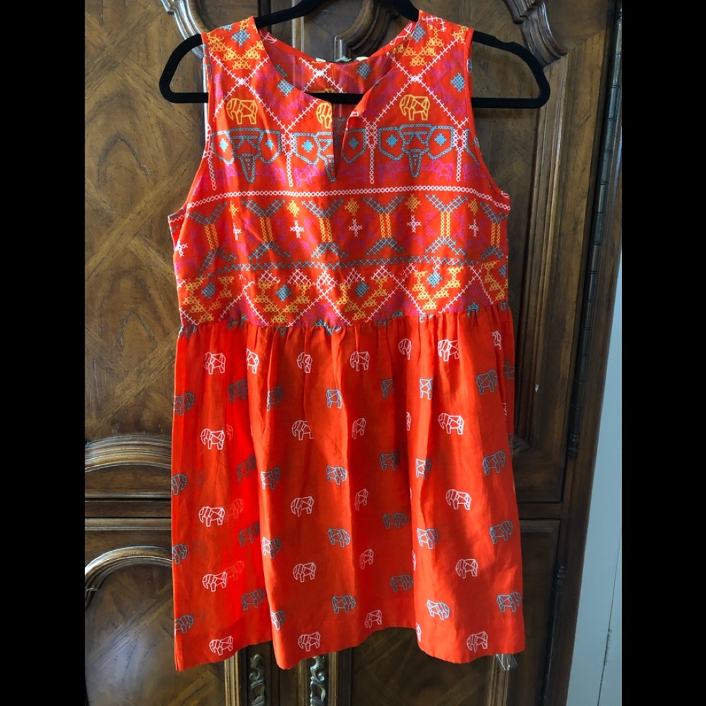 Girls size medium global desi sundress tribal